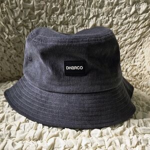 DHaRCO Grey/Charcoal Corduroy Bucket Hat